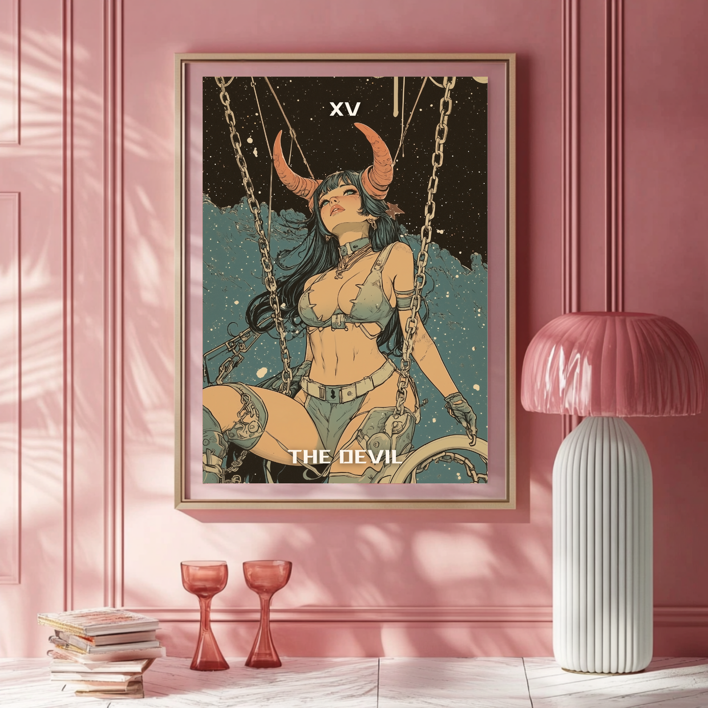 The Devil Framed Tarot Print – Confront and Transform